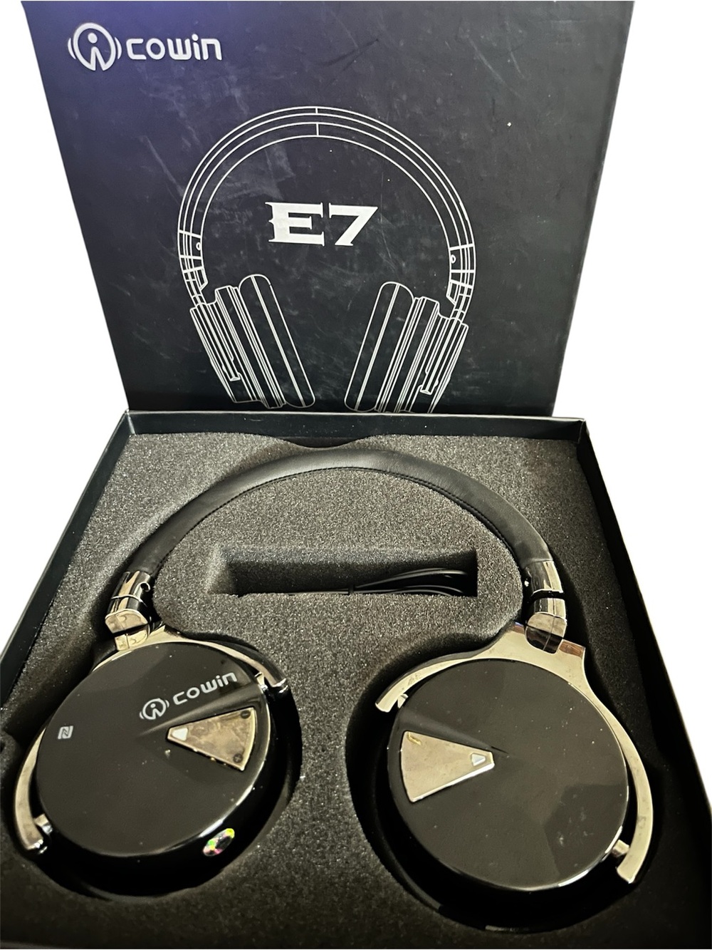 COWIN E7 Wireless Headphones — Black